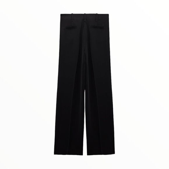 ZARA | Black | PANTS WITH TOPSTITCHING - Picture 3 of 11